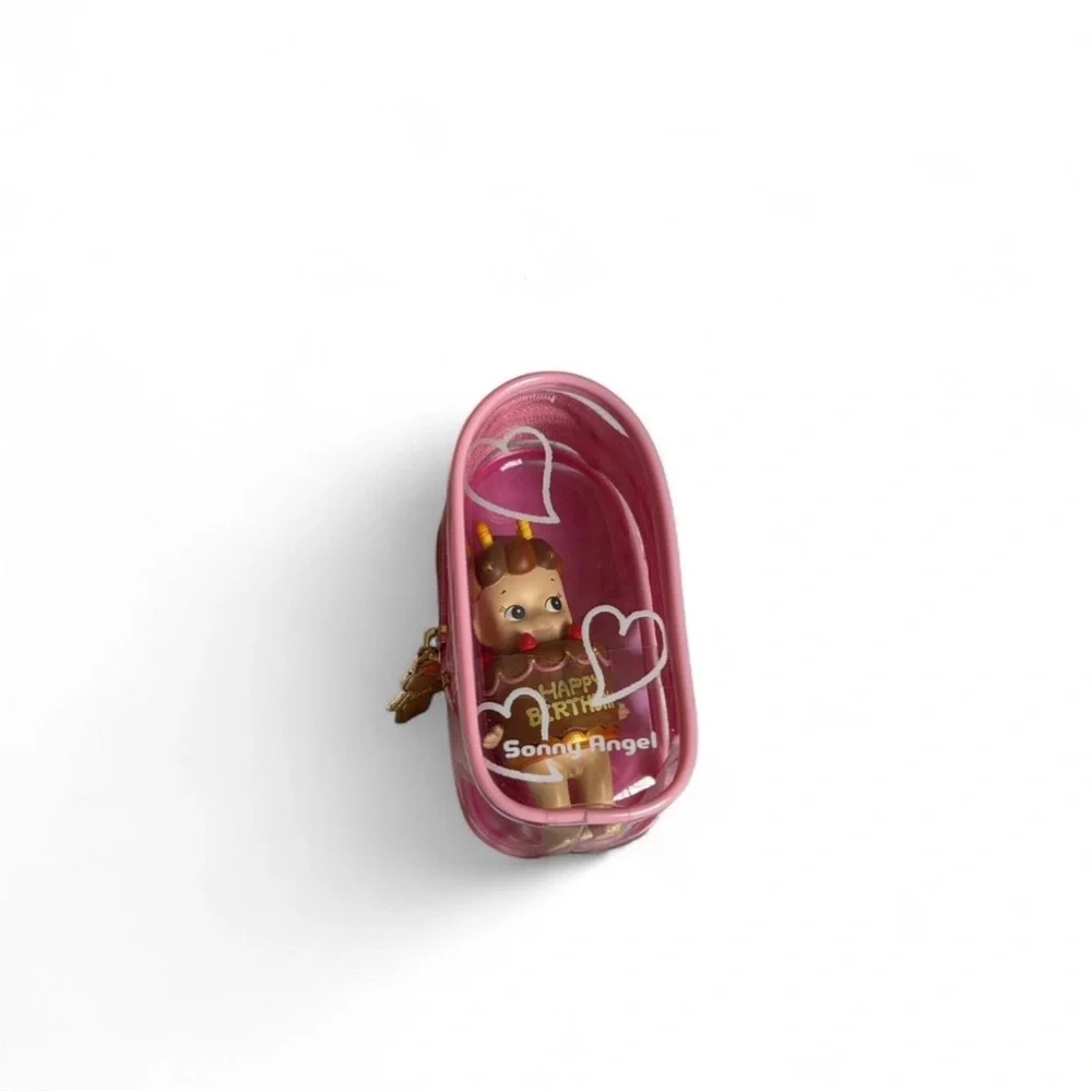 Sonny Angel Birthday Gift Series Chocolate Cake and pink case - Picture 3 of 6